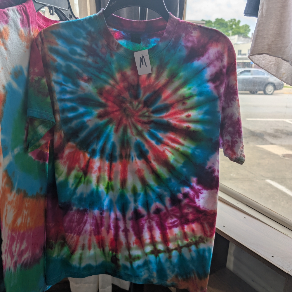 Handmade Tye Dye Shirts Various Colors